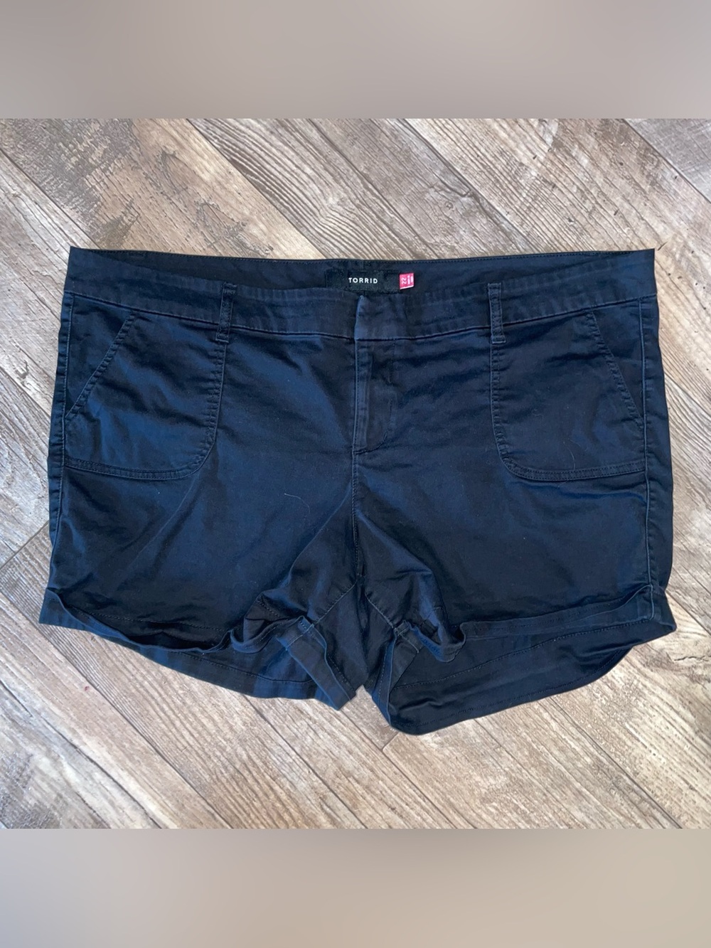 torrid Black Women's High-Rise Bike Shorts